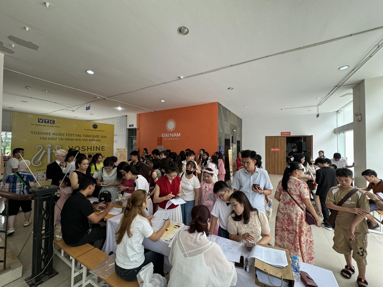 Đại học Đại Nam trở thành "điểm hẹn nghệ thuật" của cuộc thi Yoshine Music Festival Toàn Quốc 2024 - Tìm kiếm tài năng khu vực miền Bắc