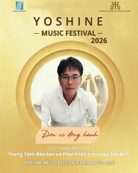 🎶 ĐƠN VỊ ĐỒNG HÀNH – TRUNG TÂM ĐÀO TẠO & PHÁT TRIỂN ÂM NHẠC TRÀ ANH 🎶