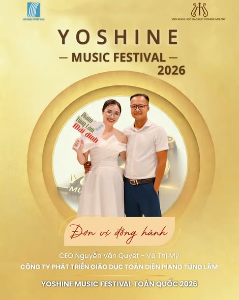🎹 Piano Tùng Lâm - ĐƠN VỊ ĐỒNG HÀNH YOSHINE MUSIC FESTIVAL TOÀN QUỐC 2026