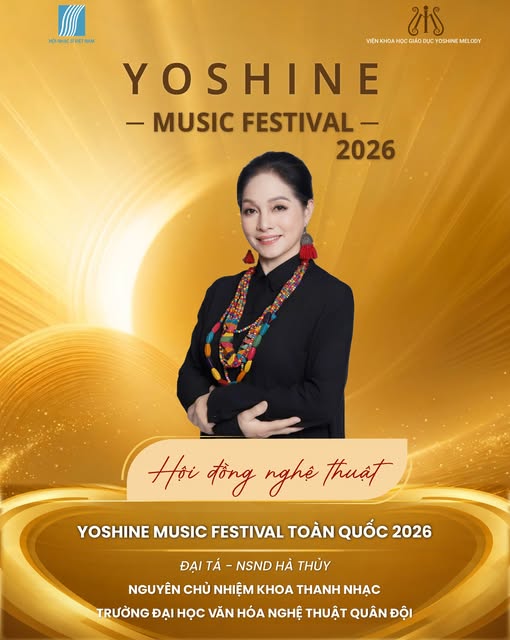 HỘI ĐỒNG NGHỆ THUẬT YOSHINE MUSIC FESTIVAL TOÀN QUỐC 2026