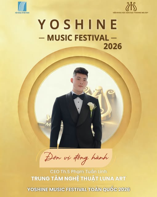 🎶 LUNA ART - ĐƠN VỊ ĐỒNG HÀNH YOSHINE MUSIC FESTIVAL TOÀN QUỐC 2026