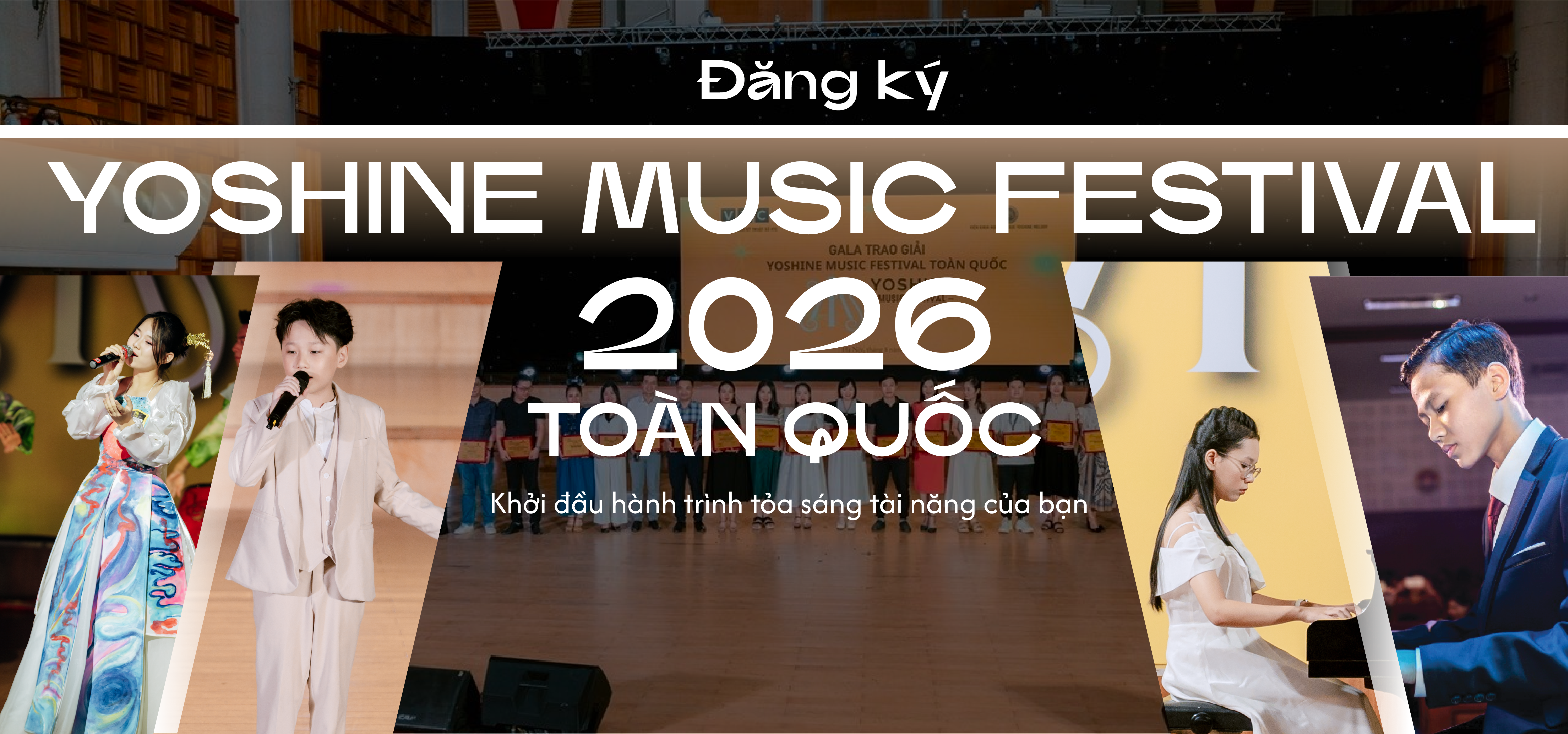 YOSHINE MUSIC FESTIVAL TOÀN QUỐC 2026-KHI ĐAM MÊ CẦN MỘT ĐIỂM TỰA VỮNG CHẮC